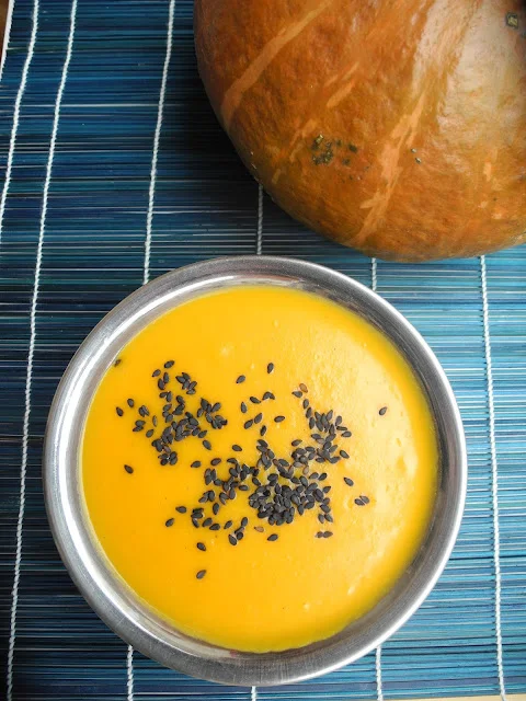 Crema de Calabaza especiada por Elena Alvarez del blog Alma Ayurveda