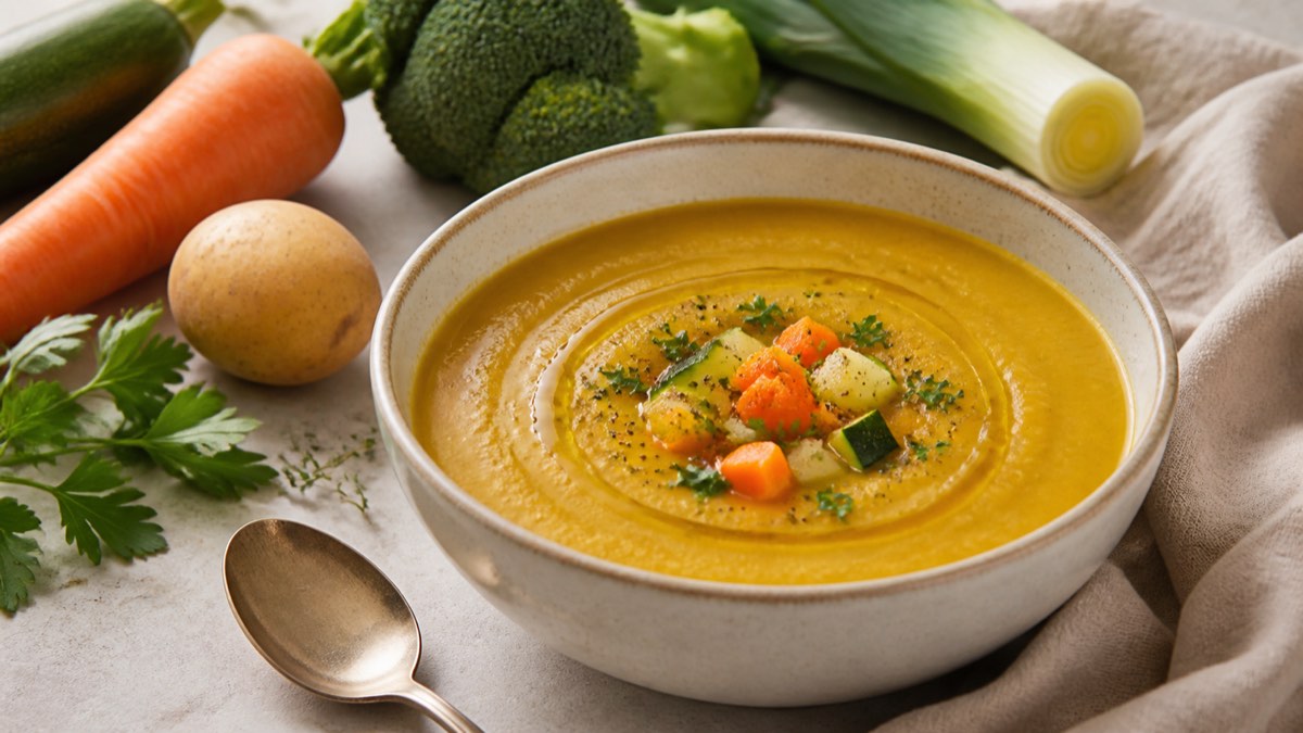 Crema de verduras casera por David Mallén