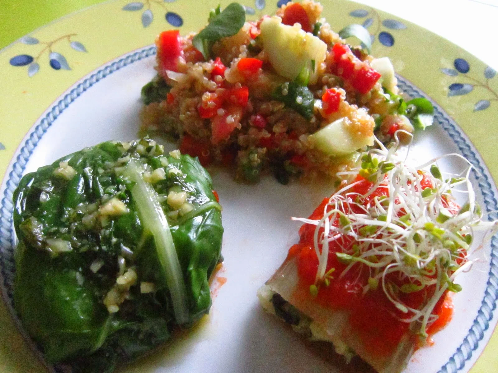 Delicias de acelgas con quinoa receta saludable anticáncer Dra. Odile Fernández