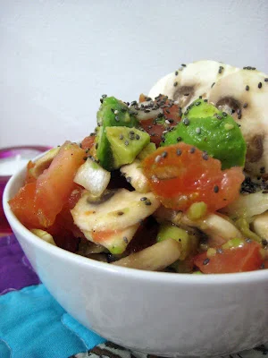 Ensalada anti-radicales libres y antioxidante