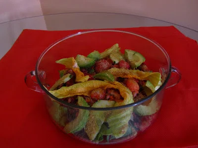 Ensalada Crudivegana por Amparo Carpi