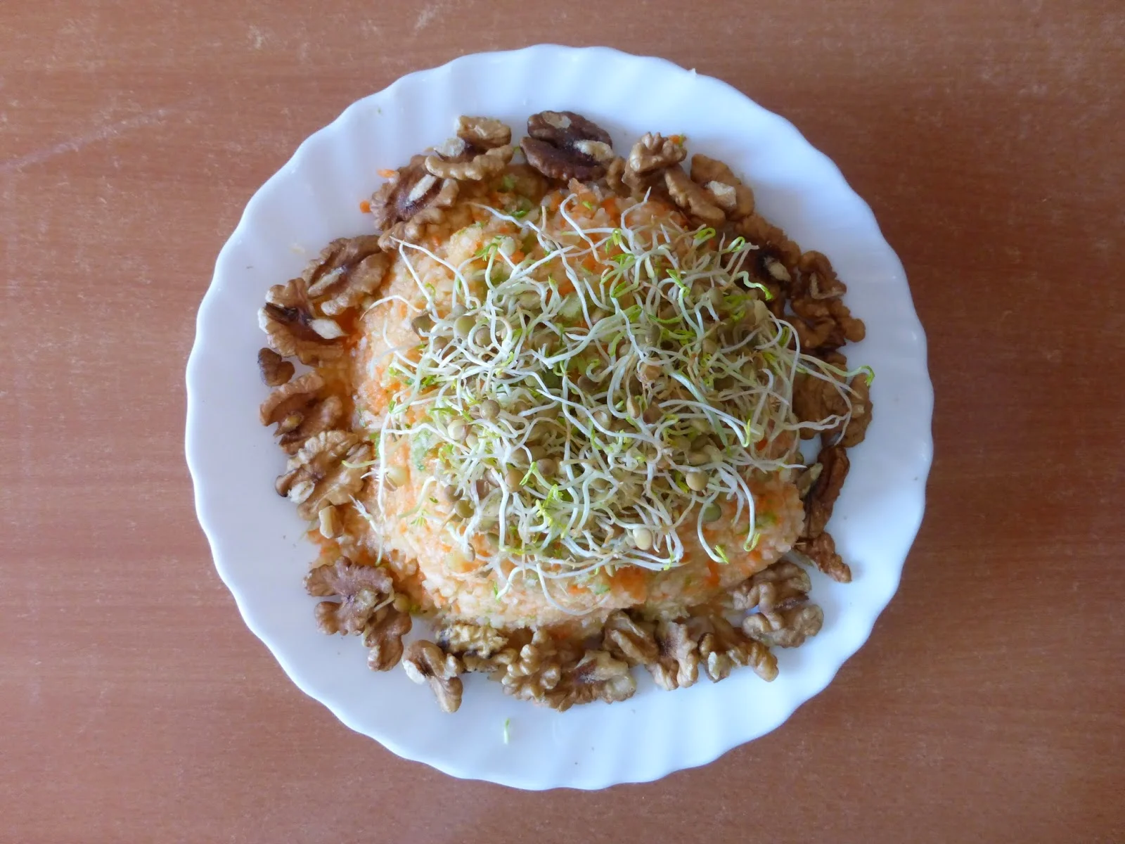 Ensalada de  apio, zanahoria  y manzana por María José Lidón