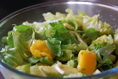 Ensalada de Mango y Aguacate por Neus