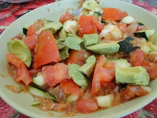 Ensalada Kachumber de Tomate, Pepino y Calabacín