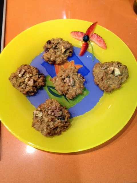 Galletas de Avena con frutos secos por Silvia Ángel