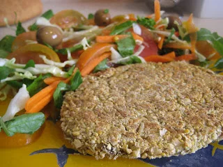 Hamburguesas de arroz integral y setas shiitake con Thermomix