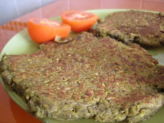 Hamburguesas de Garbanzos y Berenjenas