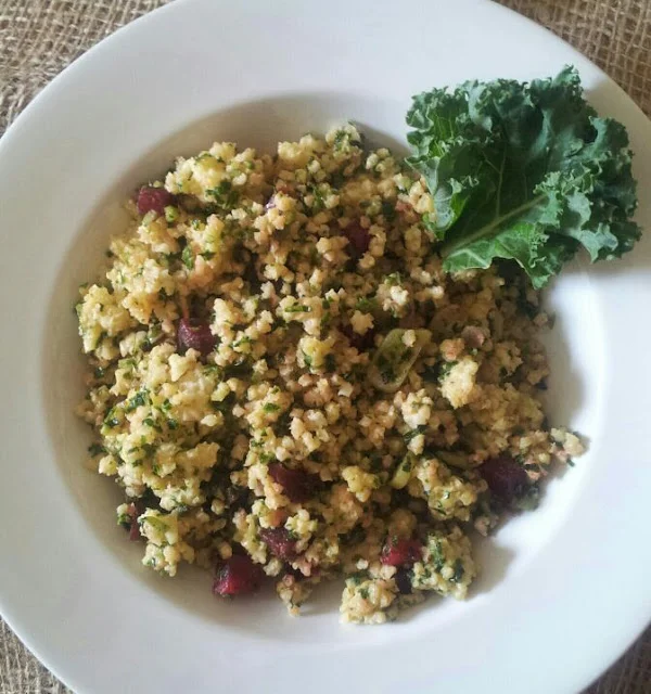 Mijo con kale y remolacha con un toque de salvia por Claudio Pirani
