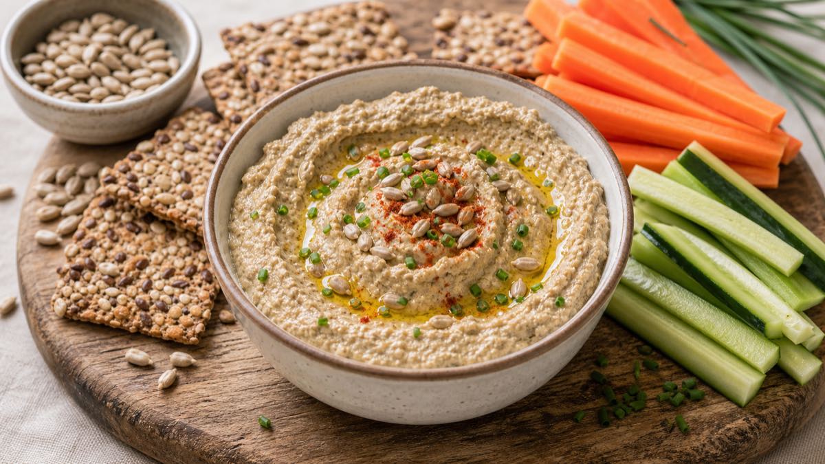 Paté vegetal de pipas y levadura de cerveza por M José Lidón