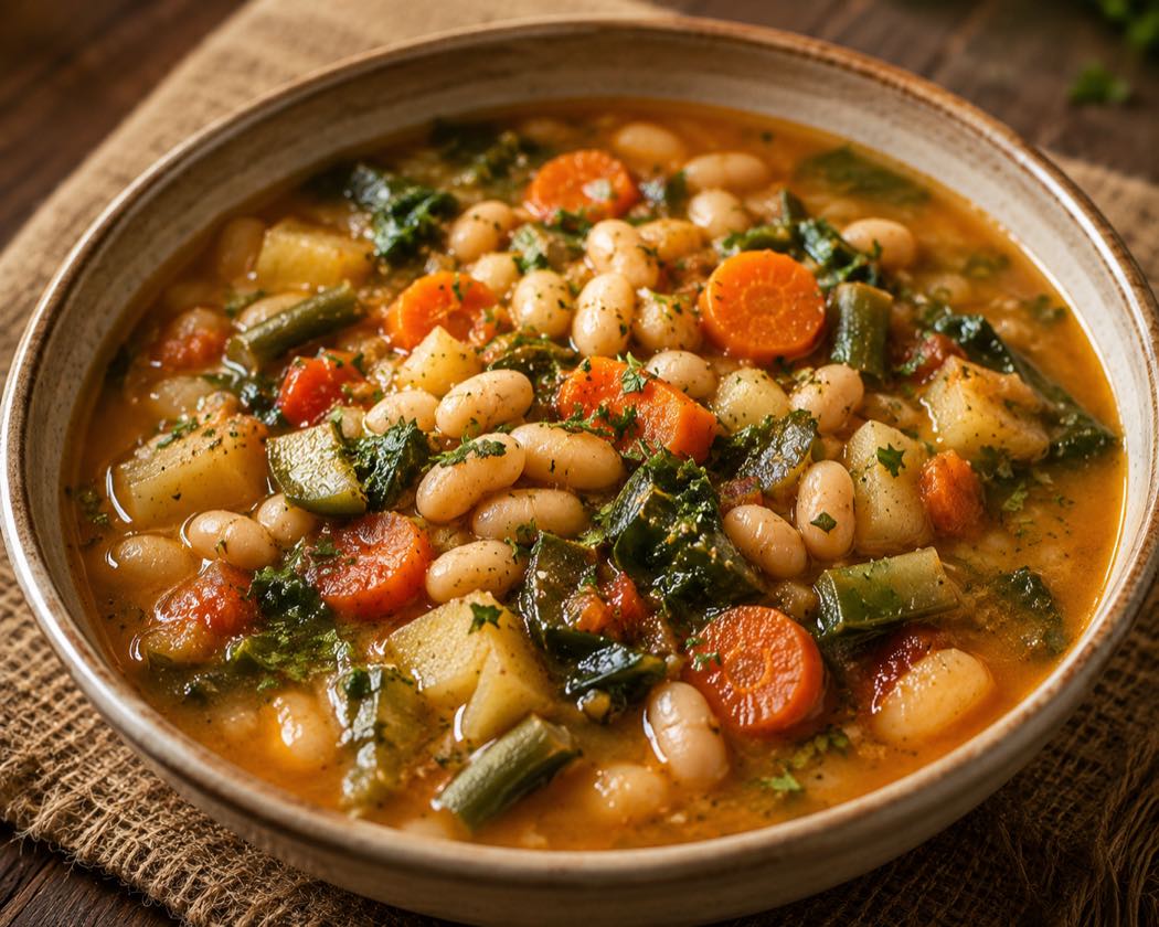 Potaje de judías y verduras