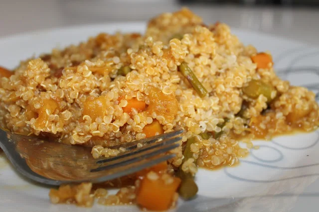 Quinoa con piña y jengibre