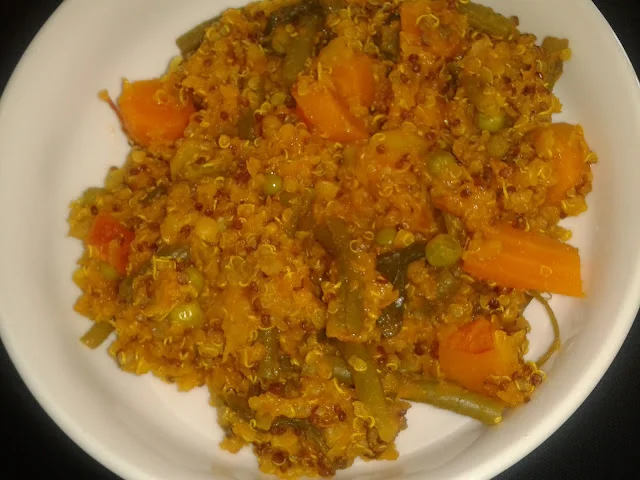 QUINOA CON ZANAHORIA Y CALABAZA por Maja Bugarski