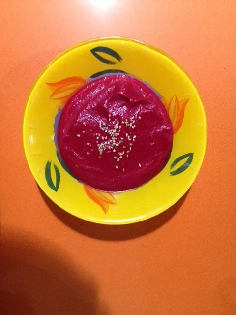 SALMOREJO DE REMOLACHA Y MANZANA por Silvia