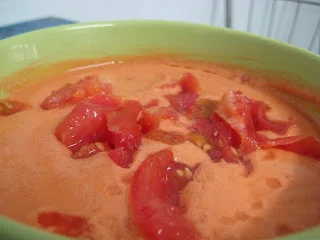 Salmorejo raw sin pan ni cocción