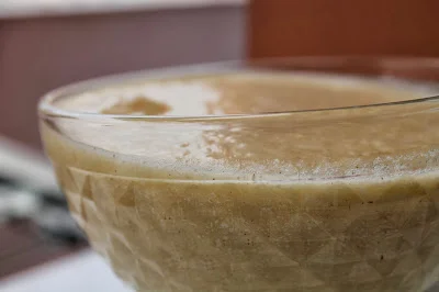 Seguimos con el menú de Navidad... Sorbete de Manzana y Piña