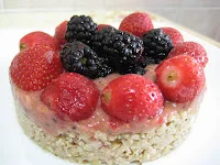 Tarta Crudivegana de Frutas del Bosque