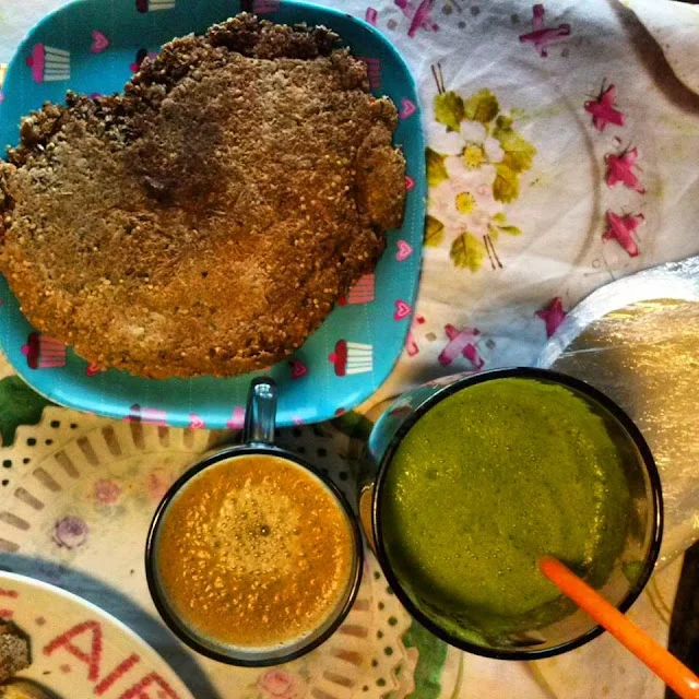 TORTITAS DE SALVADO DE ESCANDA (ESPELTA) por Bibiana Diez