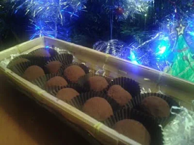 Trufas de cacao y naranja por Maite Dacal