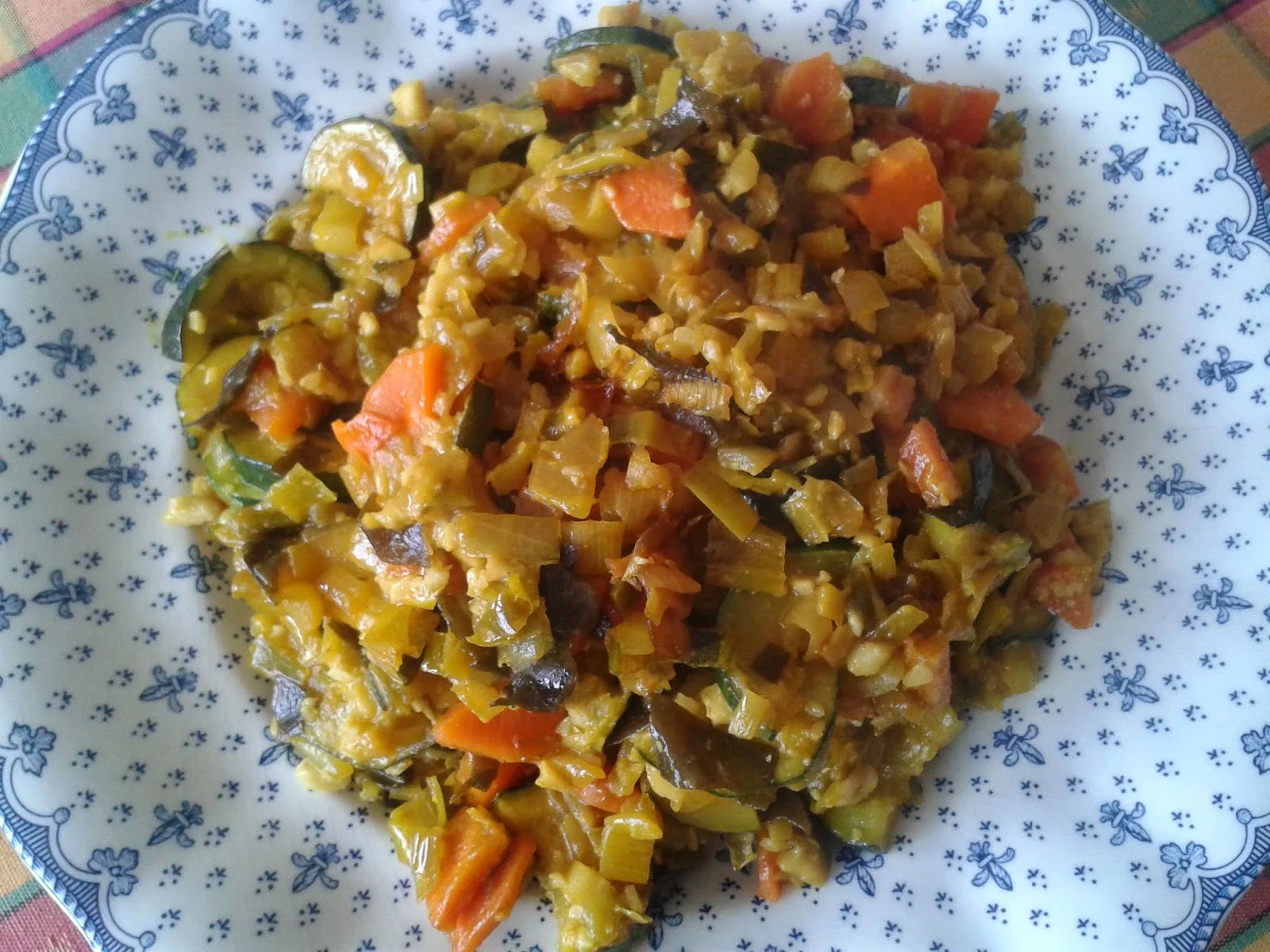 Verduras salteadas por Marian Muñoz